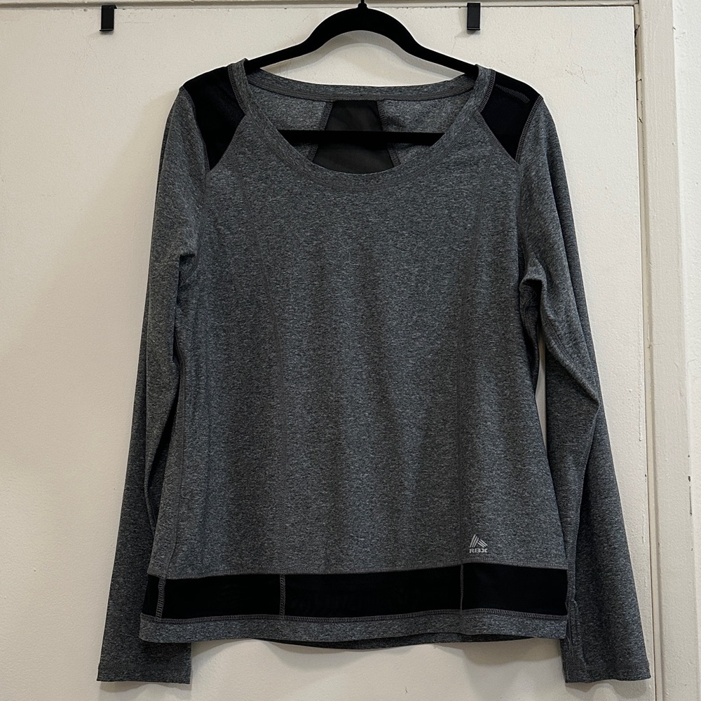 RBX Women’s Grey Long-Sleeve Active Top